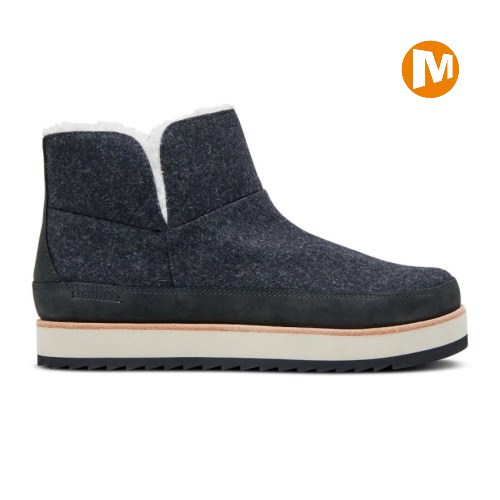 Merrell Juno Pull On Winterstiefel Damen Navy [DE-WXOKH]